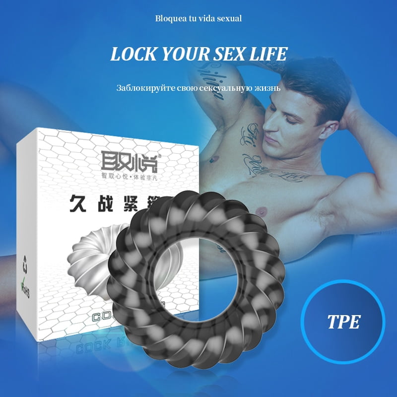 Delay ejaculation Cock ring penis ring dick ring enhance sex staying power soft Elastic sex toys for men penis Adult sex toys