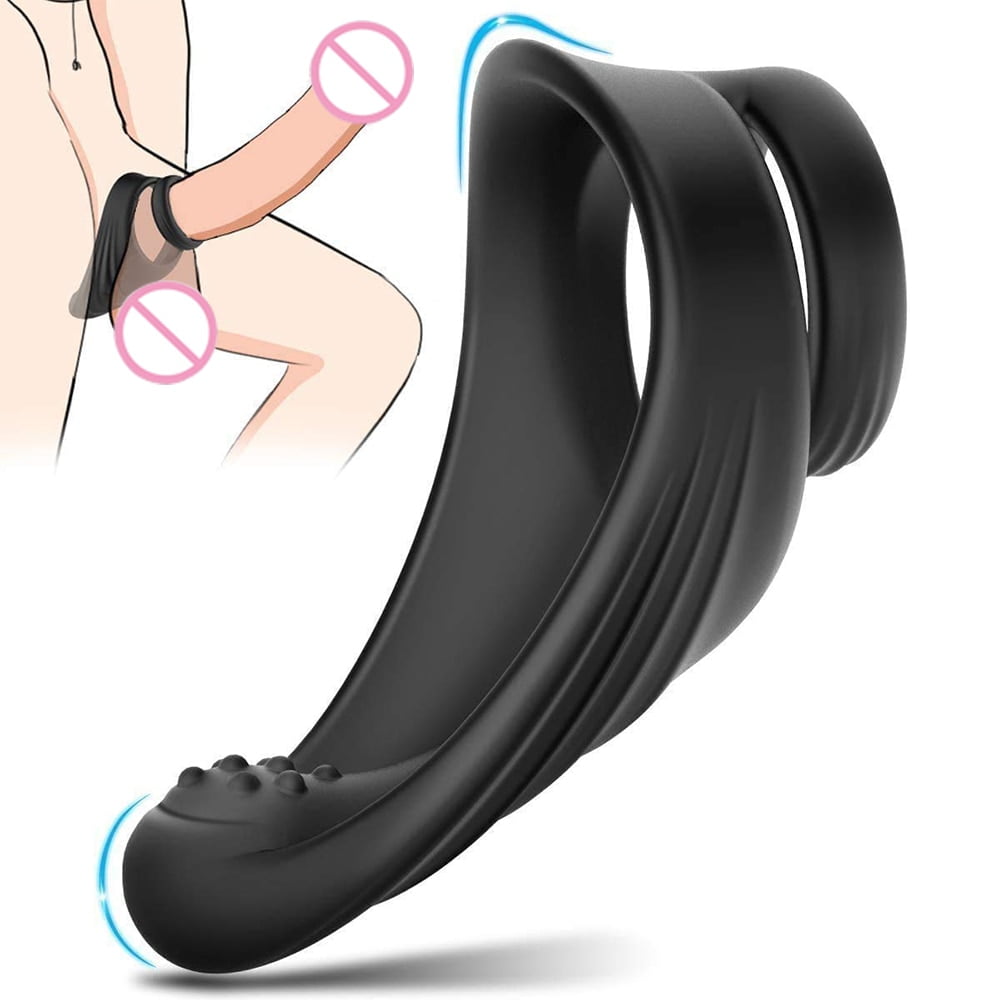Penis-Cock-Ring-for-Men-Male-Masturbating-Machine-Penis-Delay-Trainer-Ring-Gay-Sex-Toys-for